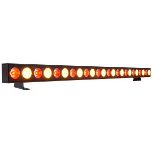 QTX 151.598UK LED Wall Bar, 24x3W RGB & Amber, DMX, Stage Lighting - Image 1