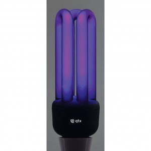 QTX 160.023UK 20W B22 Black Light UV Bulb | Energy Saving, High Intensity, 365nm UV Light - Image 3