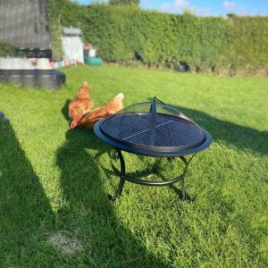 Digiteck Outdoor Firepit with BBQ Grill | Multi-Use Log Burner & Cooler - Image 7