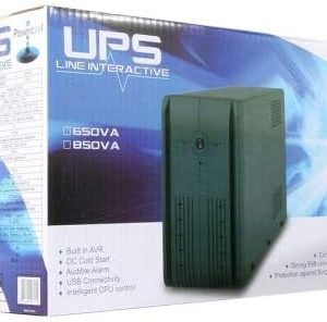 Powercool 1000VA Smart UPS | Battery Backup, AVR, RJ45, LCD, USB, Surge Protection - Image 3
