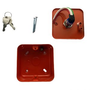 Ventlux VKS3 Retractive Key Switch for Smoke Vent | 28V DC 2-Way Surface Mount - Image 3