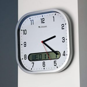 Lifemax Large Display Day Date Wall Clock – Battery Powered, Ideal for Seniors & Dementia Care - Image 3