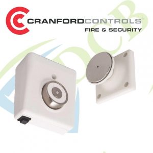 Cranford Controls CC-DRW-L 24V Magnetic Fire Door Holder, 200N Retainer, Wall Mount - Image 4