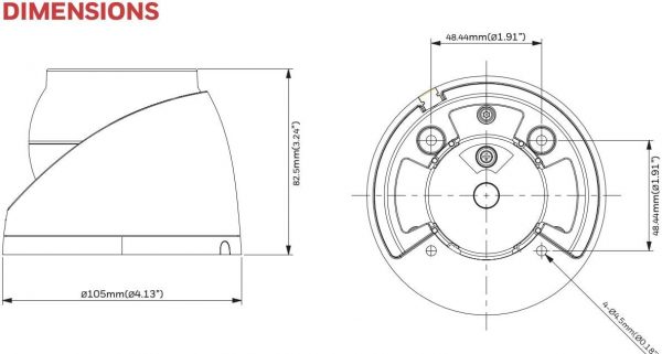 Honeywell HC30WE5R3 2MP WDR IR IP Camera – NDAA Compliant, PoE, IP66, 165ft IR