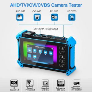 Labgear Tech CC512 CCTV Tester 5" IPS Screen – IP, AHD, TVI, CVI, PoE - Image 4