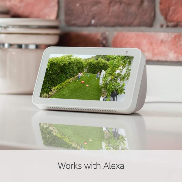 Ring Stick Up Cam Plug-In Security Camera | 1080p HD, Night Vision, Motion Alerts