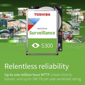 Toshiba HDWT720UZSVA 4TB S300 Surveillance HDD, 128MB Cache, SATA/600, High-Endurance Design - Image 4