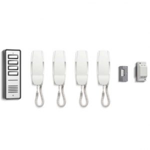 Bell System 904 4-Way Audio Intercom System with Surface Mount Lock Release - Image 1