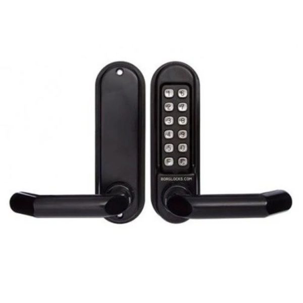 Codelocks Marine Key Lock – Black Finish, Salt & Vandal Resistant, Anti-Corrosion, Key Override