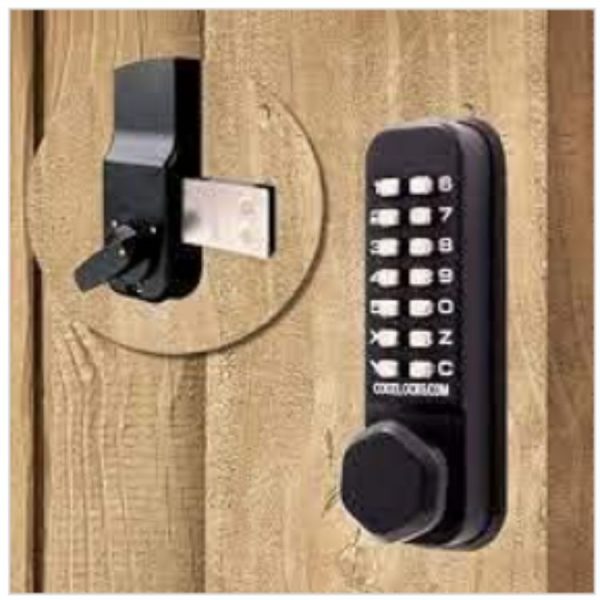 Codelocks Marine Key Lock – Black Finish, Salt & Vandal Resistant, Anti-Corrosion, Key Override