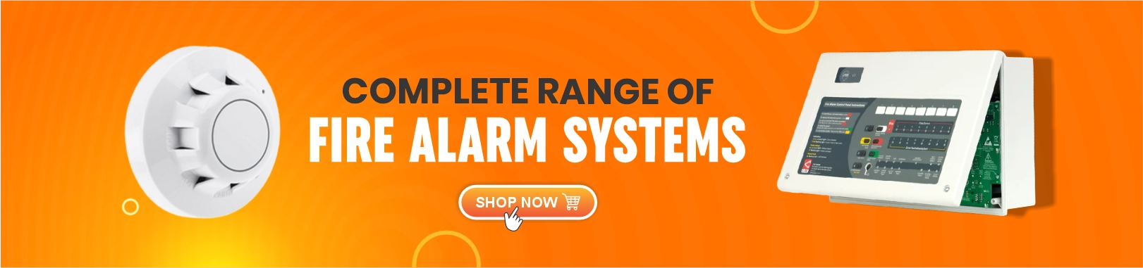 Complete Range of Fire Alarm Systems Banner for Digiteck Desktop