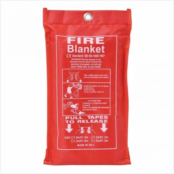 Landlord Kitchen Fire Safety Kit – Fire Blanket & Flamebuster Extinguisher for HMO, Flats & Homes