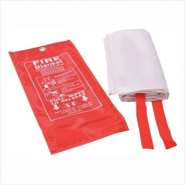 Landlord Kitchen Fire Safety Kit – Fire Blanket & Flamebuster Extinguisher for HMO, Flats & Homes