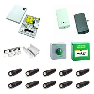 Paxton Net2 STP-DELUXEKIT Single Door Access Control Kit | Maglock, Proximity Reader & Exit Button