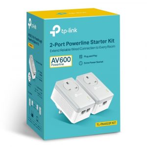 TP-Link TL-PA4022P AV600 Powerline Kit, 2-Port Ethernet, Passthrough, HomePlug AV1 - Image 10