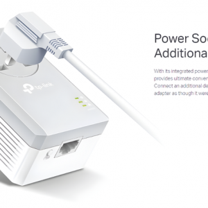 TP-Link TL-PA4022P AV600 Powerline Kit, 2-Port Ethernet, Passthrough, HomePlug AV1 - Image 8