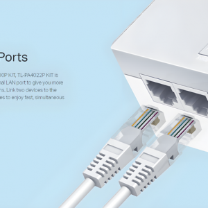TP-Link TL-PA4022P AV600 Powerline Kit, 2-Port Ethernet, Passthrough, HomePlug AV1 - Image 9