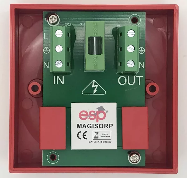 ESP Magfire Magisorp Fire Alarm Isolation Key Switch, Tamper-Resistant, Secure Access, LED Power Indicator