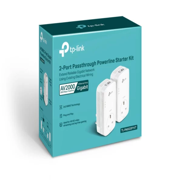 TP-Link TL-PA9020P KIT AV2000 Gigabit Powerline Adapter