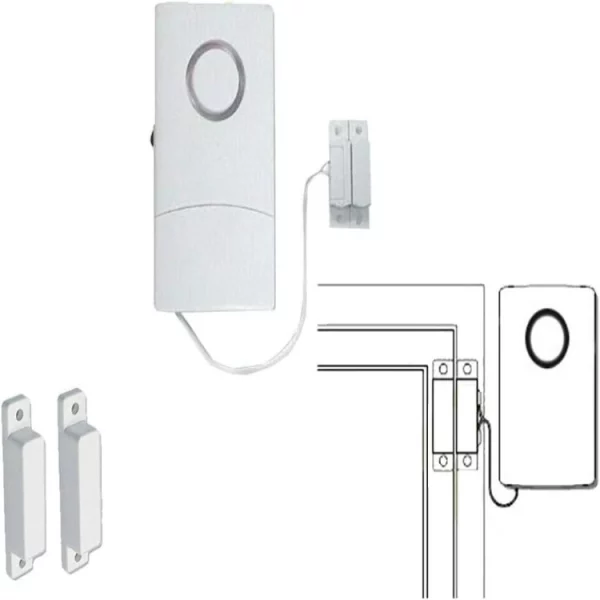 Digiteck C9G Door Window Entry Alarm 105dB Chime Mode Shop Visitor Alert