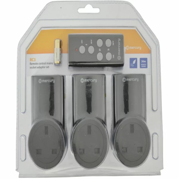 Mercury 350.113UK Remote Control Plug Sockets
