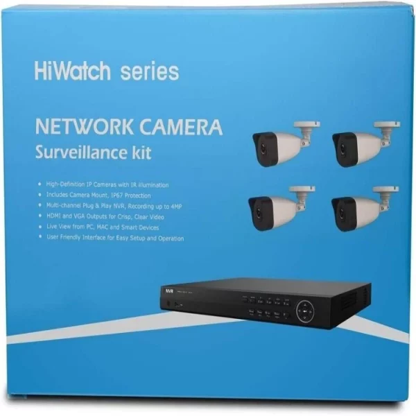 Hikvision I104M-A/1T HiWatch 4x 4MP Bullet Cameras