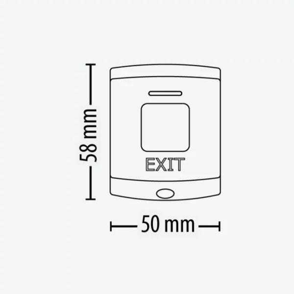 Paxton 356-310 E50 Exit Button