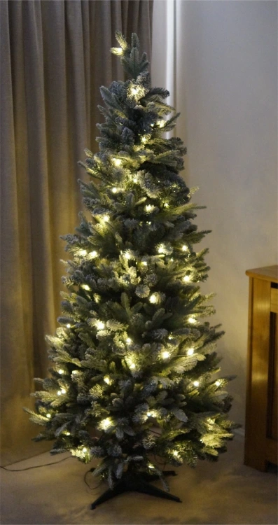St Helens XH10304 6Ft Pre-Lit Pop-Up Frosted Christmas Tree