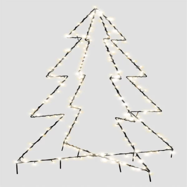 St Helens Xmas Haus XH10025 1.5m 3D Pre-Lit LED Christmas Tree