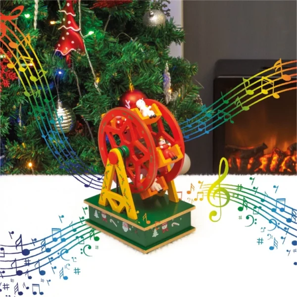 St Helens GH989 Wooden Ferris Wheel Music Box