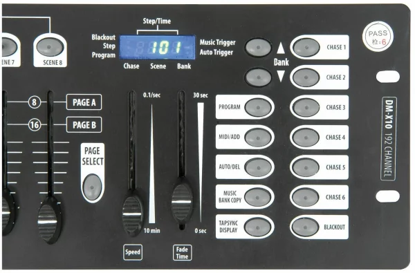 QTX 154.091UK 192-Channel DMX Lighting Controller