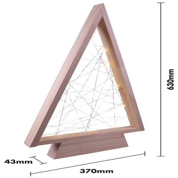 St Helens GH9039 Self-Assembly Wooden LED Christmas Tree