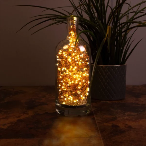 St Helens GH254 Battery Copper Wire 100 LED String Lights