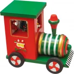 St Helens GH988 Christmas Wooden Train Music Box