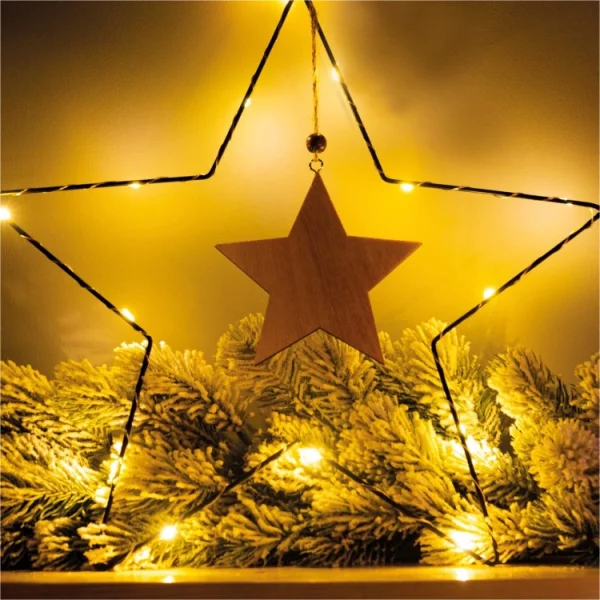 St Helens GH968 Battery Powered Metal Christmas Star