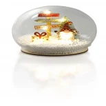 St Helens Home & Garden GH9059 Xmas Haus Light Up Snow Globe