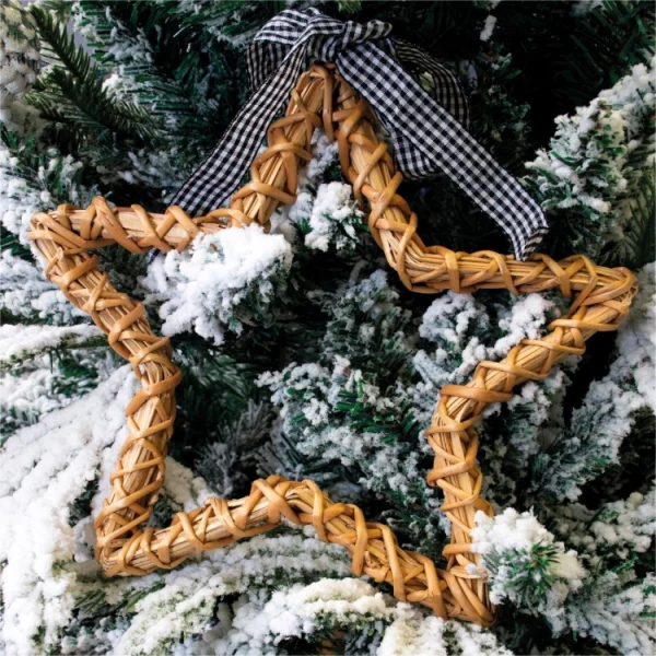 St Helens Home & Garden GH924 Natural Wicker Hollow Star