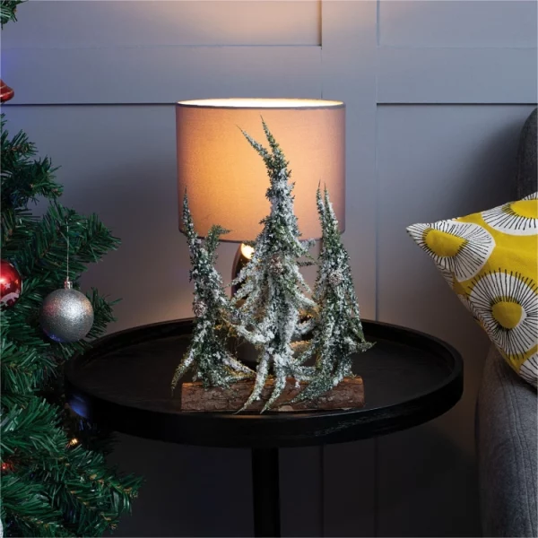 St Helens Home and Garden GH956 Snow Topped Mini Christmas Tree Display