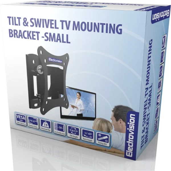 Electrovision A195FA Tilt & Swivel TV Wall Mount Bracket