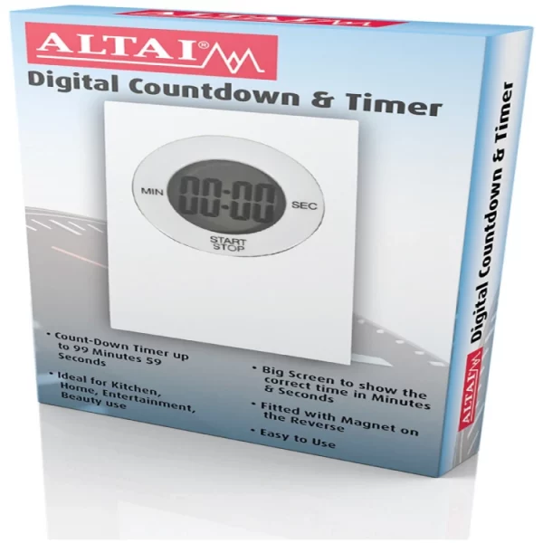 Altai Y137CF Large Display Digital Kitchen Countdown Timer