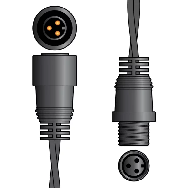 Lyyt 155.490UK HD-5MC 5m Outdoor Rubber Extension Cable