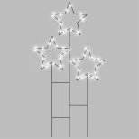 St Helens XH10073 Xmas Haus Pre-Lit 3 Star Cluster