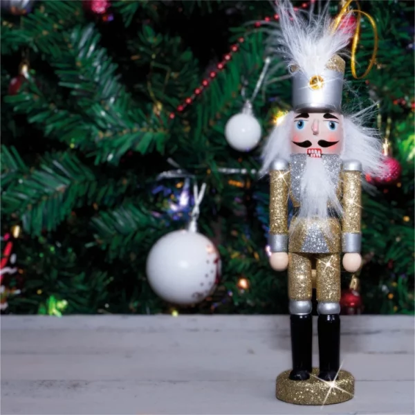St Helens GH935 Nutcracker with Hat Christmas Tree Decoration