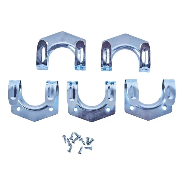 Amtech S1535 U-Hooks 5 Pack with Fixing Screws